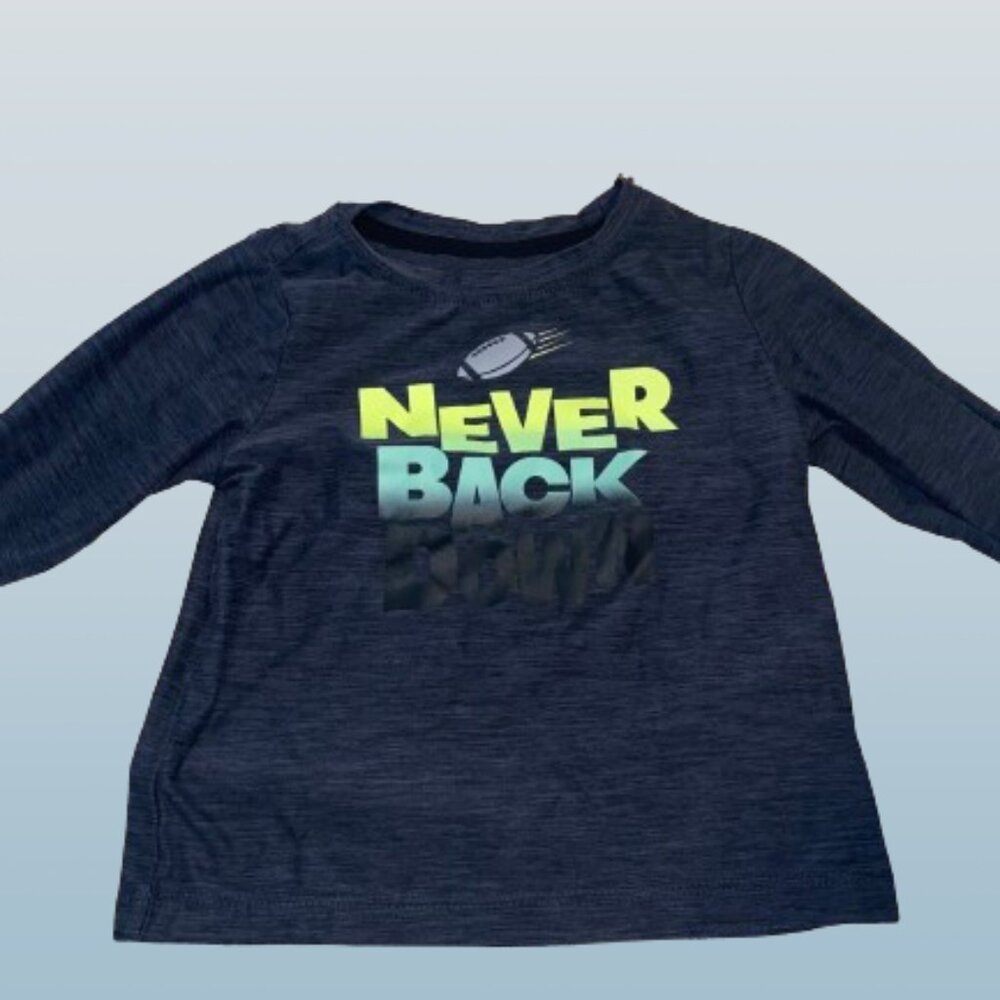 Toddler Boys Long Sleeve Athletic Shirt Size 2T